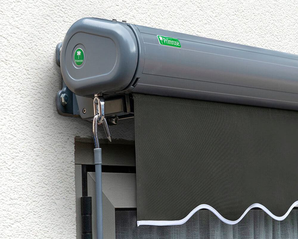 5.0m Full Cassette Electric Charcoal Awning (Charcoal Cassette)