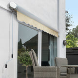 5.0m Full Cassette Electric Awning, Ivory