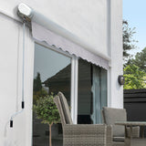 2.5m Full Cassette Electric Awning, Silver