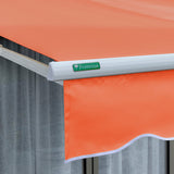 3.5m Half Cassette Electric Awning, Terracotta