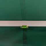 2.5m Standard Manual Awning, Plain Green