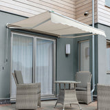 5.0m Half Cassette Electric Awning, Ivory