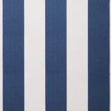 Blue and White polyester cover for 5.0m x 3m awning includes valance