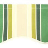 4m Green Stripe Valance - Wavy