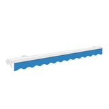 3.5m Half Cassette Manual Awning, Azure Blue