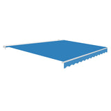 3.5m Half Cassette Manual Awning, Azure Blue