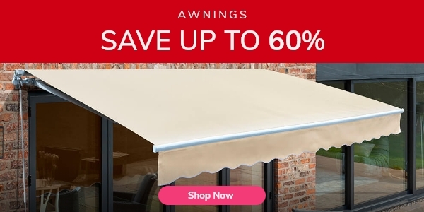 Save up to 60% on Awnings