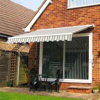 4.0m Half Cassette Manual Awning, Charcoal