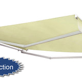 3.5m Half Cassette Electric Awning, Ivory (4.0m Projection)