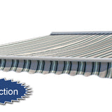 3.0m Half Cassette Electric Awning, Multi Stripe (4.0m Projection)