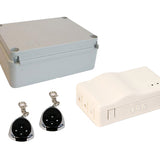 Remote control kit, 2 remote zappers and waterproof box
