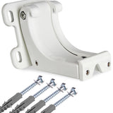 Full cassette bracket with coach bolts (white)