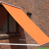 2.0m Half Cassette Drop Arm Awning, Terracotta