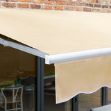 2.5m Budget Manual Awning, Ivory