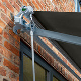 4m Budget Manual Awning, Charcoal