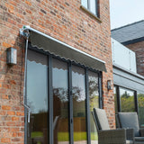 2m Budget Manual Awning, Charcoal