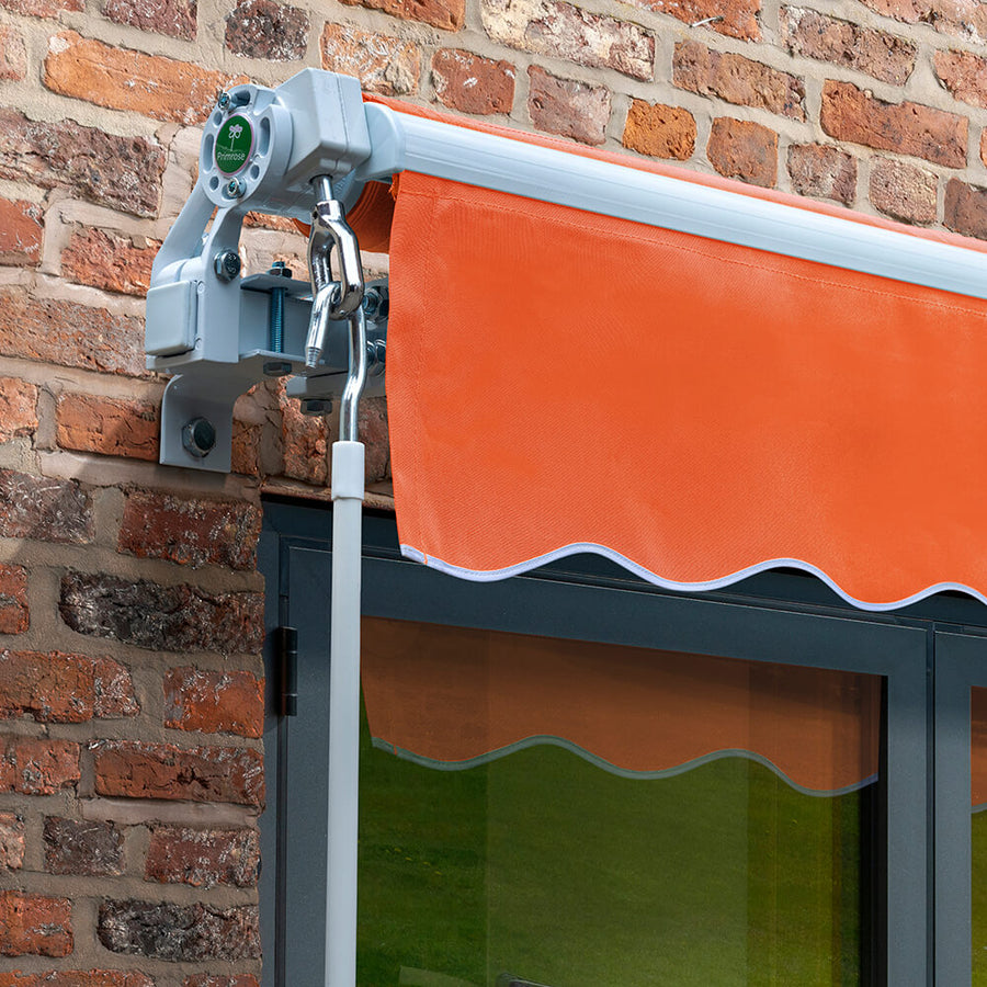 2.5m Budget Manual Awning, Terracotta Primrose Awnings
