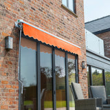 4.0m Budget Manual Awning, Terracotta