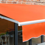 3.5m Budget Manual Awning, Terracotta