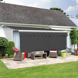 2.5m Dropdown Charcoal Valance (1m Drop)