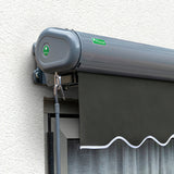 4.0m Full Cassette Electric Charcoal Awning (Charcoal Cassette)