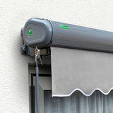 3m Full Cassette Manual Silver Awning (Charcoal Cassette)