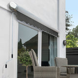 5.0m Full Cassette Electric Awning, Charcoal