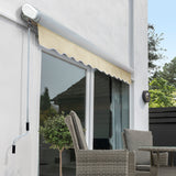 6m Full Cassette Electric Awning, Ivory Polyester