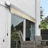 2.0m Full Cassette Electric Awning, Ivory