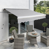 2.0m Full Cassette Manual Awning, Silver