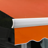 5.0m Full Cassette Electric Awning, Terracotta