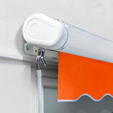 5.0m Full Cassette Electric Awning, Terracotta