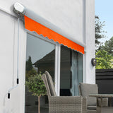 2.5m Full Cassette Manual Awning, Terracotta