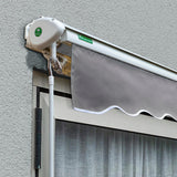2.5m Half Cassette Electric Awning, Silver