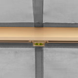 2.5m Half Cassette Electric Awning, Silver