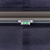 3.5m Half Cassette Electric Plain Dark Blue Awning (Charcoal Cassette)