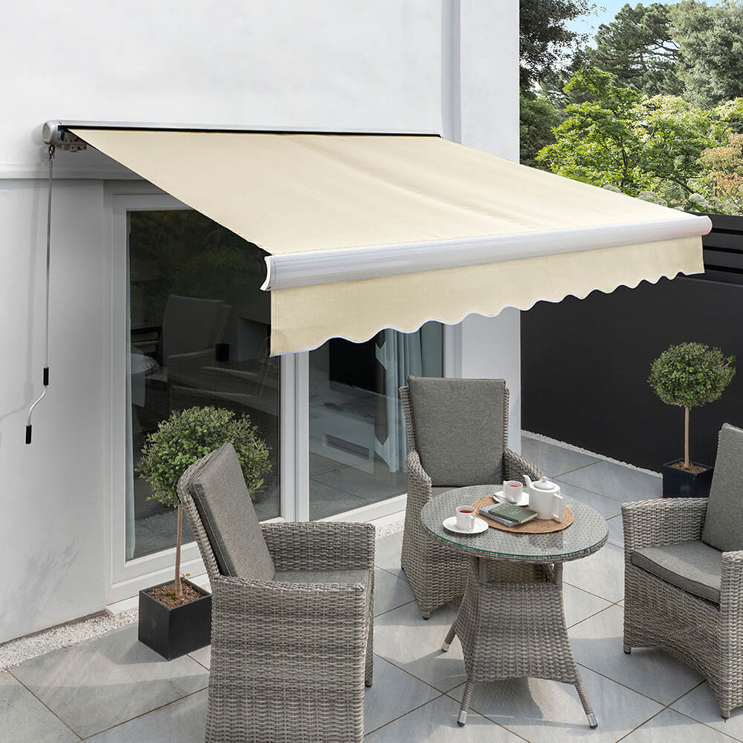 Wall mounted retractable canopy hotsell