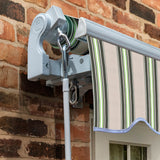 4.5m Standard Manual Awning, Multi Stripe
