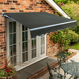 2.0m Standard Manual Awning, Charcoal