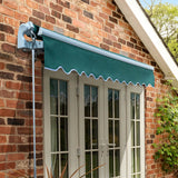 4.5m Standard Manual Awning, Plain green
