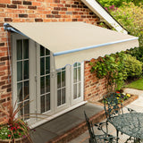 5.0m Standard Manual Awning, Ivory