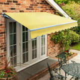 4.0m Standard Manual Awning, Lemon Yellow