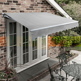 2.5m Standard Manual Awning, Silver