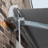 2.5m Standard Manual Awning, Silver