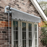 4.0m Standard Manual Awning, Silver