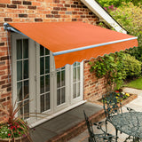 2.0m Standard Manual Awning, Terracotta