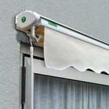 3.5m Half Cassette Manual Awning, Ivory