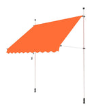 3.5m Balcony Manual Awning, Terracotta