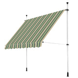 4.0m Balcony Manual Awning, Multistripe