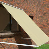 1.0m Half Cassette Drop Arm Awning, Ivory